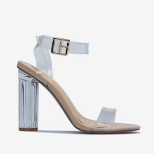 Hanna Transparent Heeled Sandal